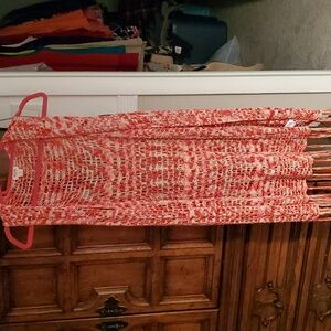 Mossimo Supply Co size M crochet fringe vest